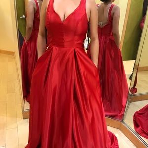 Satin Ballgown Dress For Any Special Occasion